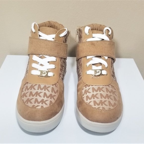 Authentic Michael Kors Sneaker Shoes, High-Tops, Size 5 - New Without Box - Picture 1 of 12